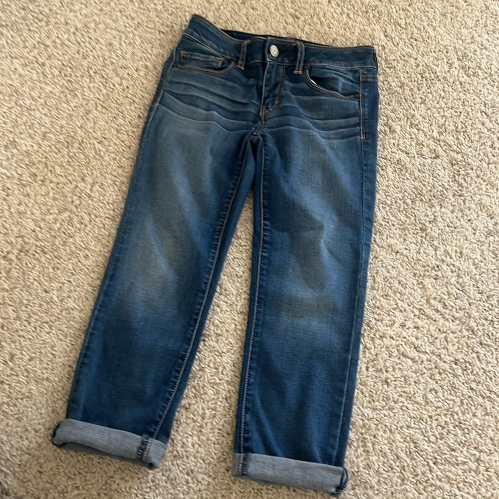 American Eagle slim crop denim Jeans